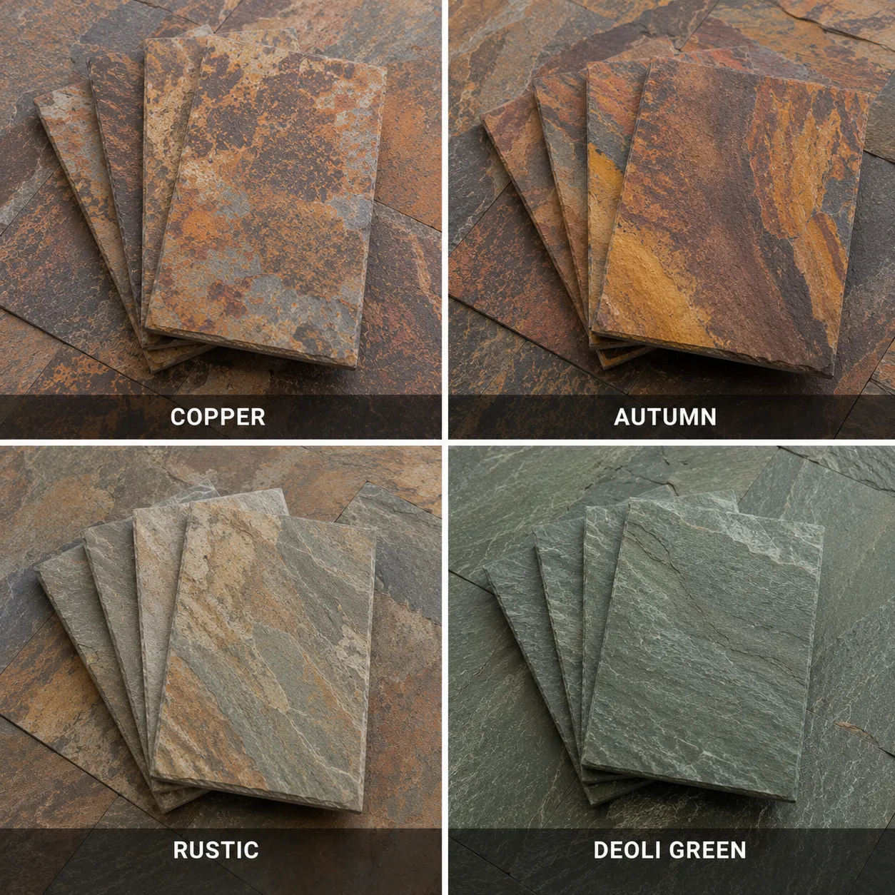 2-2 copper, autumn, rustic, deoli green indian slate stone_2_11zon Image description