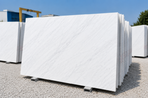 Makrana White marble polished slabs — Indian marble exporter