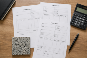 Natural stone pricing and export cost breakdown reference from Nirvan Exports
